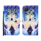 For Huawei P40 lite 3D Painted Pattern Horizontal Flip Leather Case with Holder & Wallet & Card slot & Lanyard(Sunrise Wolf) - 1