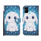 For Huawei Honor 9A 3D Painted Pattern Horizontal Flip Leather Case with Holder & Wallet & Card slot & Lanyard(Rabbit) - 1