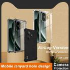 For Realme GT 6 5G Global imak Shockproof Airbag TPU Phone Case(Transparent Black) - 2