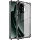 For Realme GT Neo6 SE 5G imak Shockproof Airbag TPU Phone Case(Transparent Black) - 1