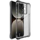 For Realme GT7 Pro 5G imak Shockproof Airbag TPU Phone Case(Transparent Black) - 1