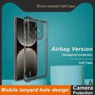 For Realme GT7 Pro 5G imak Shockproof Airbag TPU Phone Case(Transparent Black) - 2