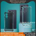 For Motorola Edge 2024 5G IMAK Corrugated Texture Airbag TPU Phone Case(Transparent Black) - 2