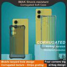 For Motorola Moto G85 5G IMAK Corrugated Texture Airbag TPU Phone Case(Transparent Black) - 2