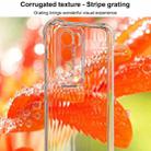For OPPO Reno12 Global IMAK Corrugated Texture Airbag TPU Phone Case(Transparent Black) - 3