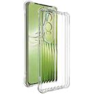 For OPPO K12x 5G IMAK Corrugated Texture Airbag TPU Phone Case(Transparent) - 1