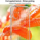 For iPhone 16 IMAK Corrugated Texture Airbag TPU Phone Case(Transparent Black) - 3