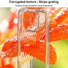 For iPhone 16 Pro IMAK Corrugated Texture Airbag TPU Phone Case(Transparent) - 3