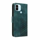 For Xiaomi Poco C50 / C51 Embossed Rhombus Starry Leather Phone Case(Green) - 3