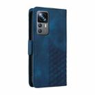 For Xiaomi 12T / 12T Pro Embossed Rhombus Starry Leather Phone Case(Blue) - 3