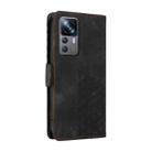 For Xiaomi 12T / 12T Pro Embossed Rhombus Starry Leather Phone Case(Black) - 3