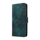 For Xiaomi 14T Embossed Rhombus Starry Leather Phone Case(Green) - 2