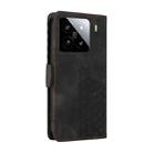 For Xiaomi 15 Embossed Rhombus Starry Leather Phone Case(Black) - 3