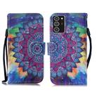 For Samsung Galaxy Note20 Ultra 3D Painting Pattern Coloured Drawing Horizontal Flip PU Leather Case with Holder & Card Slots & Wallet & Lanyard(Oil Painted Mandala) - 1