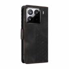 For Xiaomi 15 Pro Embossed Rhombus Starry Leather Phone Case(Black) - 3