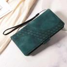 For Xiaomi 15 Ultra Embossed Rhombus Starry Leather Phone Case(Green) - 2