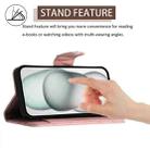 For Xiaomi 14T Rhombic Texture Flip Leather Phone Case with Lanyard(Coral Pink) - 3