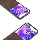 For Motorola Razr 50 Ultra PU Leather Frosted Phone Case(Coffee) - 2