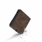 For Motorola Razr 50 Ultra PU Leather Frosted Phone Case(Coffee) - 3