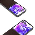 For Motorola Razr 50 Ultra ABEEL Genuine Leather Elegant Phone Case(Coffee) - 2