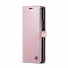 For Samsung Galaxy Z Fold6 5G CaseMe 003 Crazy Horse Texture Flip Leather Phone Case(Pink) - 2