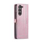 For Samsung Galaxy Z Fold6 5G CaseMe 003 Crazy Horse Texture Flip Leather Phone Case(Pink) - 3