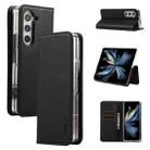 For Samsung Galaxy Z Fold5 ABEEL RFID Magnetic Flip Leather Phone Case(Black) - 1