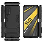 For Vivo iQOO Z1x PC + TPU Shockproof Protective Case with Invisible Holder(Black) - 2