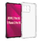 For T-Mobile REVVL 7 Pro / T Phone 2 Pro 5G Shockproof Non-slip Thickening TPU Phone Case(Transparent) - 1