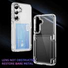 For Samsung Galaxy S22 5G Card Holder Acrylic Hybrid TPU Phone Case(Transparent) - 2