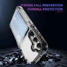 For Samsung Galaxy S23 FE 5G Card Holder Acrylic Hybrid TPU Phone Case(Transparent Black) - 3