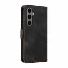 For Samsung Galaxy S24 5G Embossed Rhombus Starry Leather Phone Case(Black) - 3