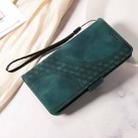 For Samsung Galaxy S20 Ultra Embossed Rhombus Starry Leather Phone Case(Green) - 2