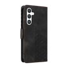 For Samsung Galaxy S23 FE 5G Embossed Rhombus Starry Leather Phone Case(Black) - 3