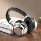 CR-9 Metal Retro Head-mounted Wireless Bluetooth Earphone(Silver Black) - 2