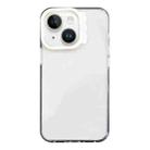 For iPhone 13 Colorful Wavy Circle PC Hybrid TPU Phone Case(White) - 1