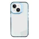 For iPhone 13 Colorful Wavy Circle PC Hybrid TPU Phone Case(Blue) - 1