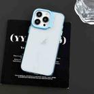 For iPhone 13 Colorful Wavy Circle PC Hybrid TPU Phone Case(Blue) - 2