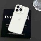 For iPhone 13 Pro Colorful Wavy Circle PC Hybrid TPU Phone Case(White) - 2