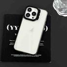 For iPhone 13 Pro Colorful Wavy Circle PC Hybrid TPU Phone Case(Black) - 2