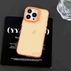 For iPhone 13 Pro Colorful Wavy Circle PC Hybrid TPU Phone Case(Orange) - 2