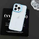 For iPhone 13 Pro Colorful Wavy Circle PC Hybrid TPU Phone Case(Blue) - 2