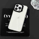 For iPhone 14 Pro Colorful Wavy Circle PC Hybrid TPU Phone Case(Black) - 2