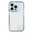 For iPhone 15 Pro Colorful Wavy Circle PC Hybrid TPU Phone Case(Blue) - 1