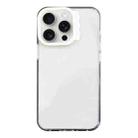 For iPhone 15 Pro Max Colorful Wavy Circle PC Hybrid TPU Phone Case(White) - 1