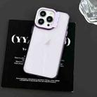 For iPhone 15 Pro Max Colorful Wavy Circle PC Hybrid TPU Phone Case(Purple) - 2