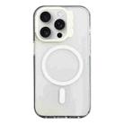 For iPhone 13 Pro MagSafe Colorful Wavy Circle PC Hybrid TPU Phone Case(White) - 1