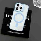 For iPhone 13 Pro MagSafe Colorful Wavy Circle PC Hybrid TPU Phone Case(Blue) - 2