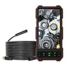 T21 4.5 inch IPS Color Screen 8mm Single Camera Split Hard Cable Industrial Endoscope, Length:1m(Black Red) - 1