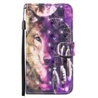 For Samsung Galaxy Note20 3D Painted Pattern Horizontal Flip Leather Case with Holder & Wallet & Card slot & Lanyard(Wind Chime Wolf) - 2